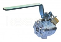 Ball valve for high temperatures